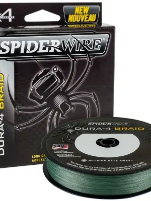 Originální Spiderwire Pletená šňůra DURA4 150M 0.17MM/15.0KG-33LB Moss Green