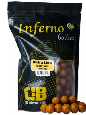 Carp Inferno Boilies Nutra line Mauricius 24 mm 1 kg Nová Kolekce