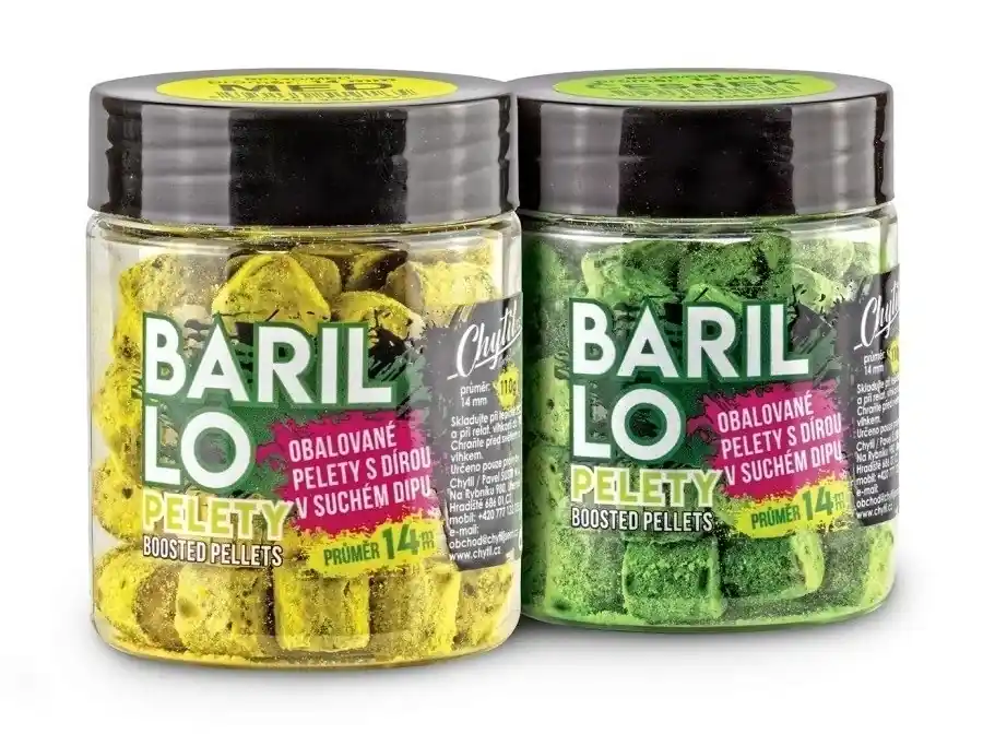 CHYTIL Barillo pelety 14mm 110g Příchuť Banán / Ryba Akce