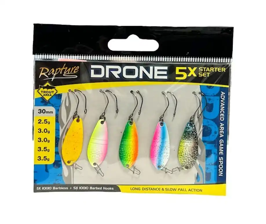 Rapture Set plandavek AREA SPOON DRONE 5x Starter 2 30mm 2,5-3,5g Ověřený