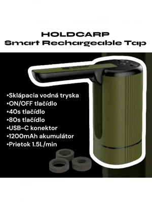 Holdcarp Akumulátorová sklápěcí vodní pumpa Smart Rechargeable Tap Časově Omezené