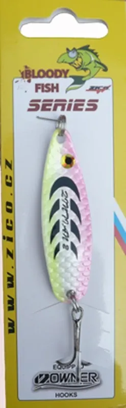 Zico Třpytka Bloody fish 40 mm 5g - růžová/žlutá Odeslání Ihned