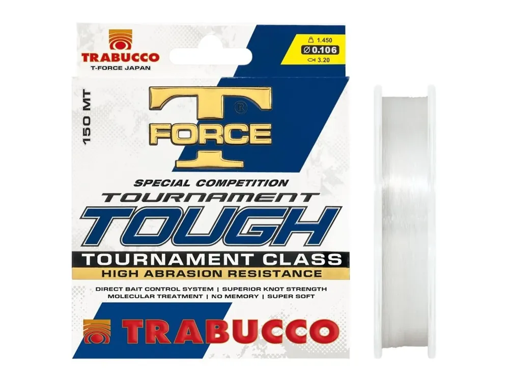 Horká Nabídka Trabucco Vlasec T-Force Tournament Tough 150m 0,255mm - 8,4kg
