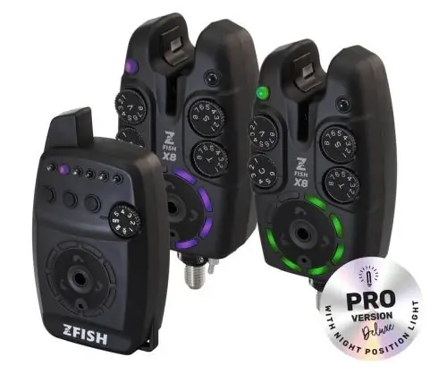 Oblíbený ZFISH Sada Signalizátorů Bite Alarm Set Zx8 PRO 2+1