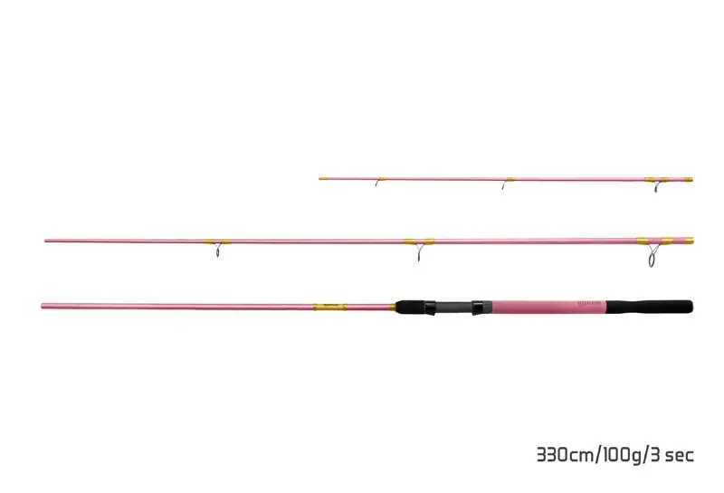 Akce Delphin Rybářský prut QUEEN Feeder 3.30 m 100 g + 3 špičky