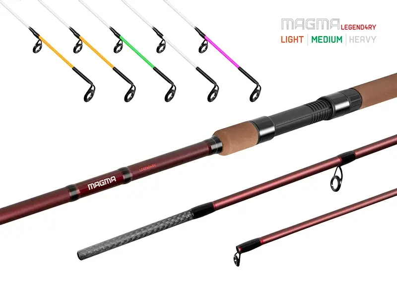 Super Cena Delphin Rybářský prut MAGMA LEGEND4RY HEAVY - 390cm/150g/3díly