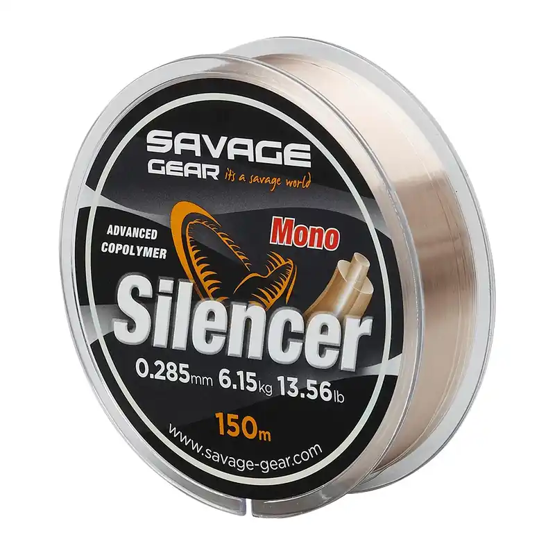 Autentický Savage Gear Vlasec SILENCER MONO 0.405MM 150M 11.92KG 26.23LB FADE