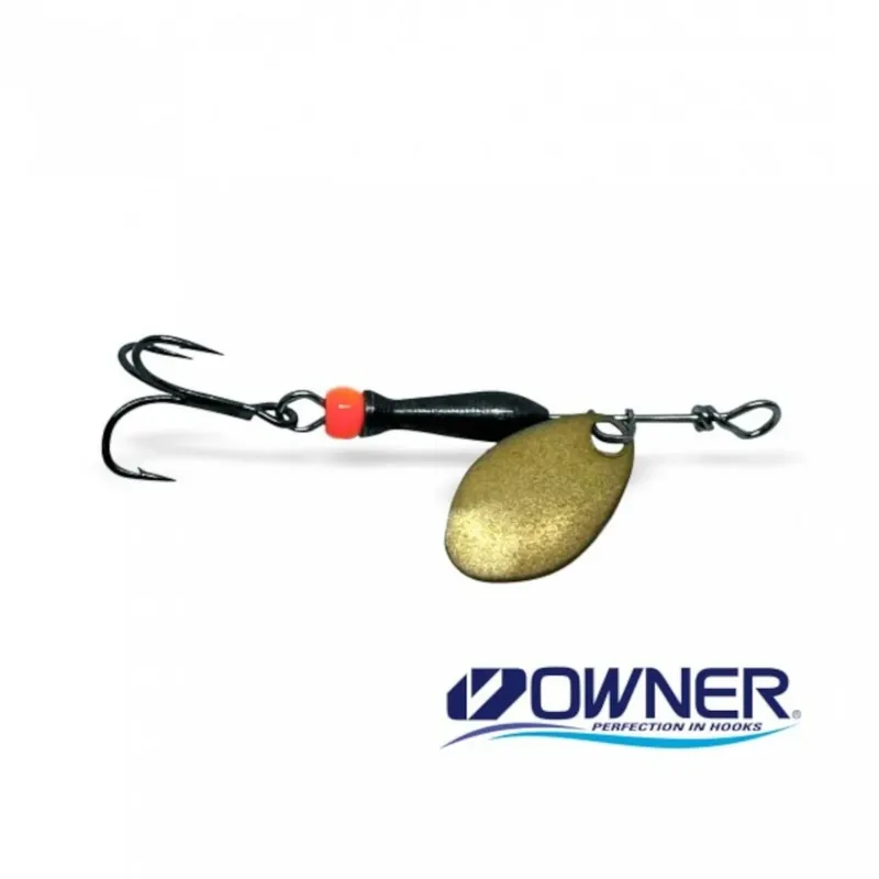 Jigovky.cz Rotační třpytka CLASSIC 2 - GOLD (black/orange body) Must-Have