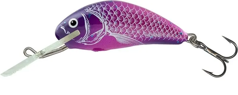 SALMO Wobler Hornet floating 3.5cm UV PURPLE Akční Nabídka