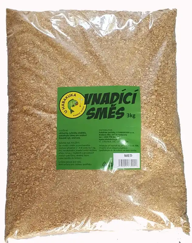 U Habakuka Krmítková směs KC 3kg Med Aktuální