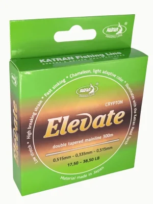 Dokud Zásoby Vydrží Katran Oboustranně ujímaný vlasec Elevate Galaxy Crypton Double tapered 0,515 - 0,335 - 0,515 mm 300 m