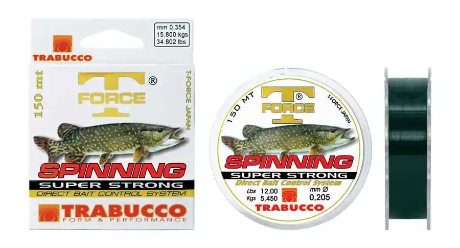 Trabucco Vlasec T-Force Spin Pike 150 m / 0,227 mm / 6,950 kg Dokud Zásoby Vydrží