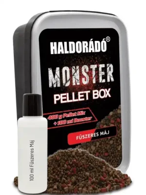 Haldorádó Pelety Monster Pellet Box 400 g 2 mm - Pikantní červená játra Top Prodej