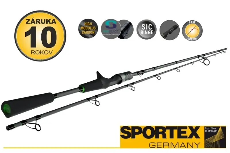 Akční Nabídka Sportex Rybářský prut JIG-Xpert Barsch Baitcast 2,13 m 3-15 g