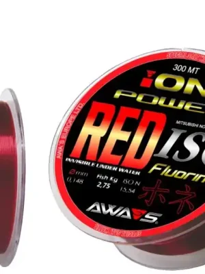 AWA-S Vlasec ION POW. RED ISO FLUORINE 300 m - 0,261 mm/8,45kg Top Prodej