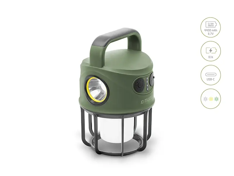Delphin Kempingová lampa Multix - 4400 mAh Časově Omezené