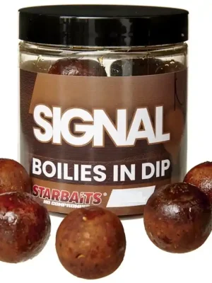 Vysoce Kvalitní STARBAITS Boilies in Dip Signal 150g 20mm