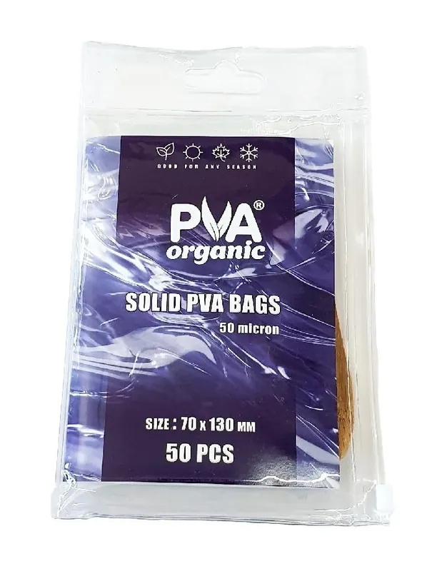 PVA Organic PVA sáčky s lopatkou - Solid PVA bags All-Season 70 х 130 mm 50 ks Značkový