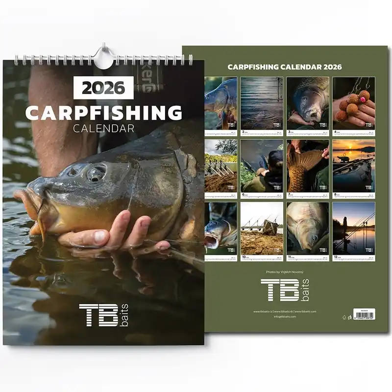 Hit Sezóny TB BAITS Rybářský Kalendář Carpfishing 2026