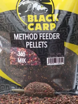 Black Carp Method feeder pellets 365mix 1200g Top Prodej
