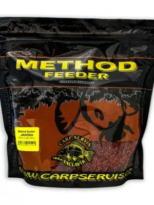 Autentický Carp Servis Václavík Method Feeder Jahoda 600 g