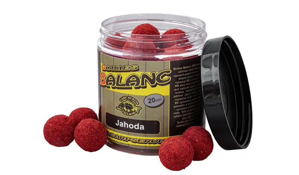 Top Prodej Carp Servis Václavík Boilies Balanc Jahoda 20 mm 120 g