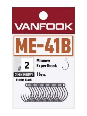 Akční Cena VanFook Háčky na woblery ME-41B minnow experthook vel. 2 balení 16ks