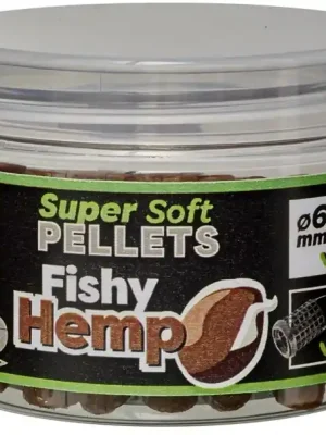 Časově Omezené Sensas Pelety Super Soft Fishy Hemp 60 g - 6 mm
