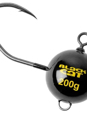 Akční Nabídka Black Cat Jigová hlava Mega Fireball Black DG 8/0 150 g
