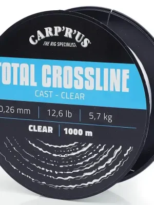 Carp ´R´ Us Vlasec Total Crossline Cast – Clear 1000m - 0,260mm, 12,60lb Koupit Online
