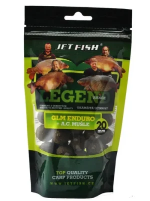 Boilie Jet Fish Legend 20mm 250g - GLM Enduro + Mušle Originální