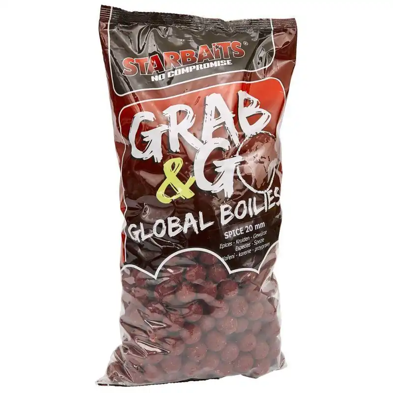 Boilies Starbaits Global Grab&Go 2,5kg - 20mm - Spice Sleva