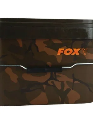 Rychlé Dodání Kbelík s víkem FOX Camo Square bucket 10L