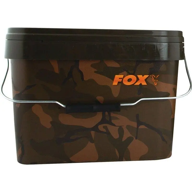 Rychlé Dodání Kbelík s víkem FOX Camo Square bucket 10L