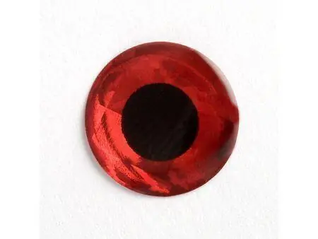 Autentický Holografické oči 3D 20ks Červená - 9mm