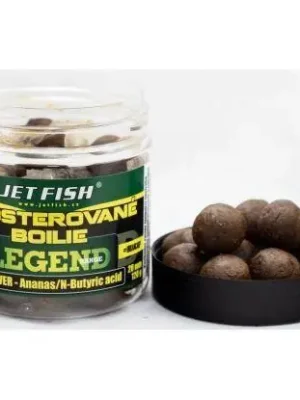 Boosterované boilie Jet Fish Legend Range - 250ml - 20mm - Bioliver Ananas/ N-Butyric acid Jen Po Omezenou Doba