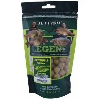Boilie Jet Fish Legend 16mm 220g - Žlutý Impuls Ořech-Javor Originální