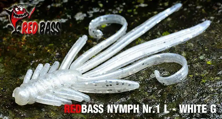 Nymfa RedBass L 80mm - White G Akční Cena