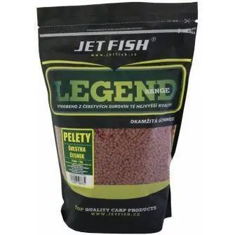 Autentický Pelety Jet Fish Legend Range - 1kg - 4mm Švestka-česnek