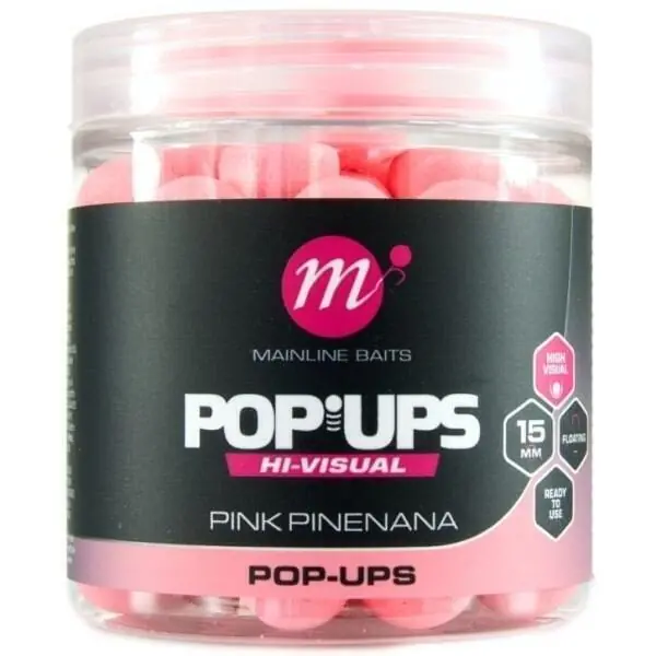 Objednat Nyní Plovoucí boilie Mainline Pop-Up Hi-Visual 15mm - Pink Pinenana