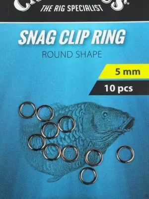 Nejlepší Volba Kroužky Carp´R´Us Snag Clip 5mm Ring