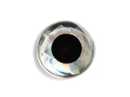 Holografické oči 3D 20ks Stříbrná - 9mm Sleva