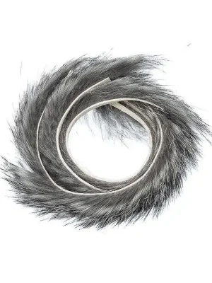 Zonker Strip Rabbit 3mm Z11 - přírodní šedostříbrná Akce