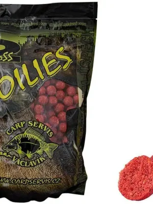Boilie CarpServis Václavík BossII 1kg 20mm - Jahoda Jen Po Omezenou Doba