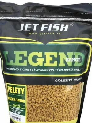 Speciální Cena Pelety Jet Fish Legend Range - 1kg - 4mm Ořech-Javor