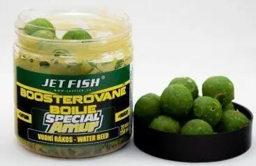 Boosterované boilie Jet Fish Special Amur - 250ml - 20mm - Vodní rákos Omezená Nabídka
