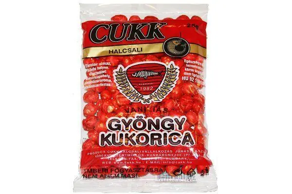 Značkový Foukaná kukuřice Cukk - červená Jahoda
