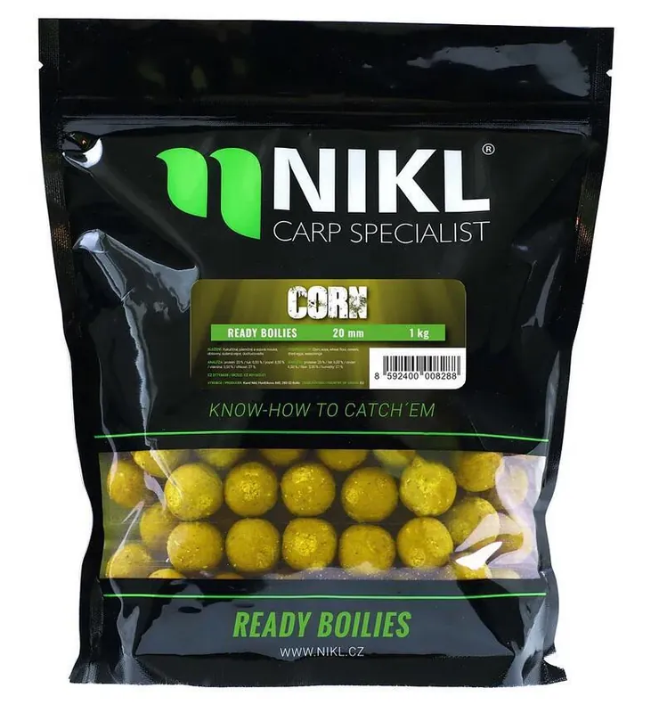 Boilie Karel Nikl Ready Corn 20mm 250g Výprodej