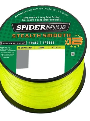 Šňůra Spiderwire Stealth Smooth 12 Yellow 10,3kg - 0,11mm Aktuální