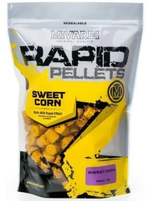 Top Prodej Pelety Mivardi Rapid SweetCorn 1kg - 16mm